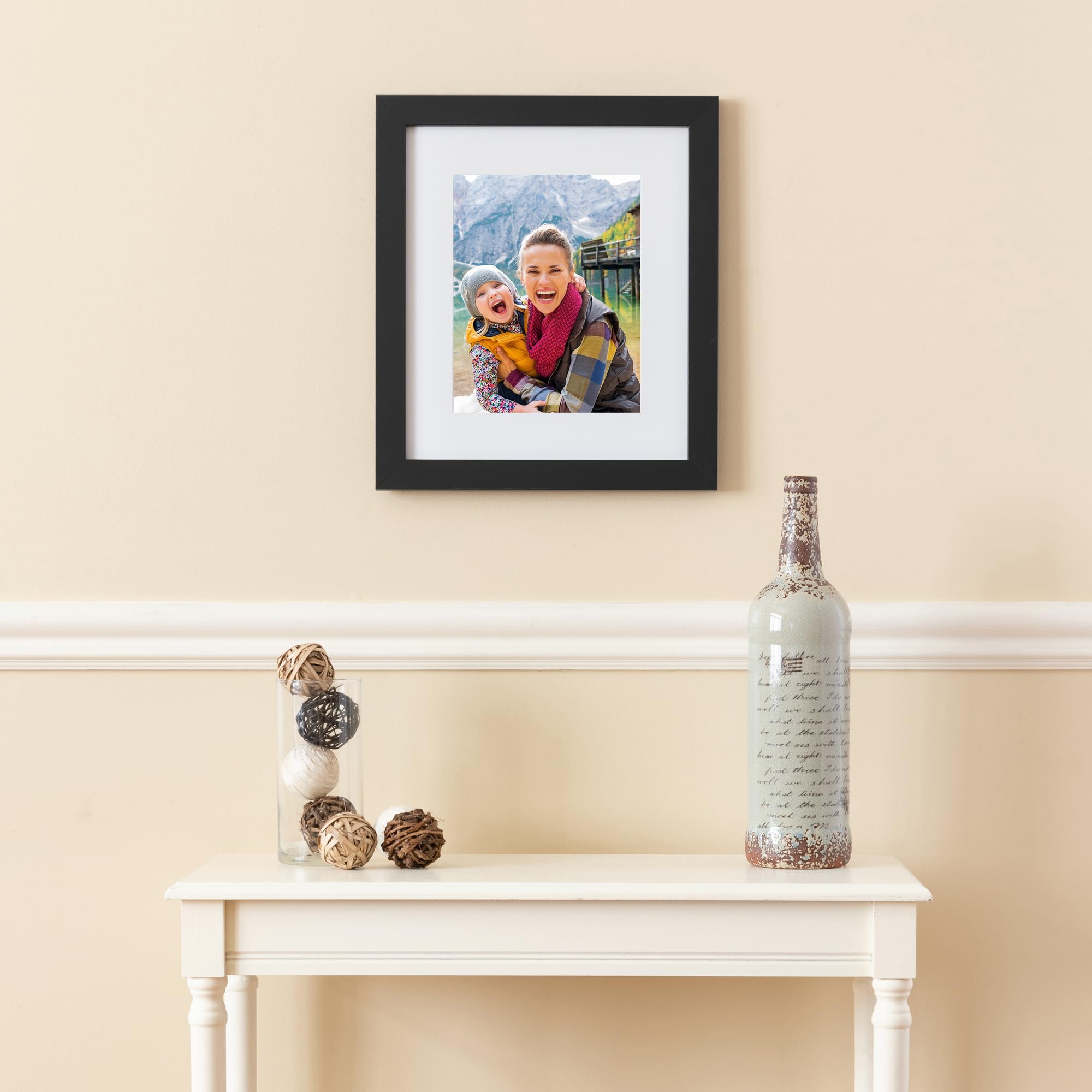 Amazon.co.jp: ArtToFrames 4x11インチ ブラック写真フレーム この1.25